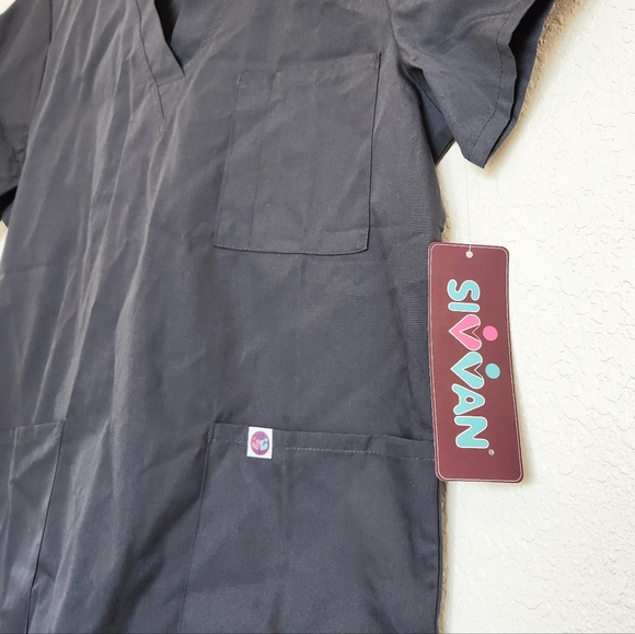 Sivvan Classic Scrub Top, Unisex - Picture 3 of 7